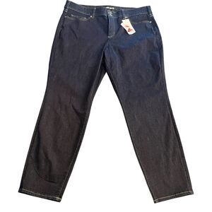 Lands’ End Jeans Women 22W High Rise Skinny Stretch Plus Size Classic Chic Lycra
